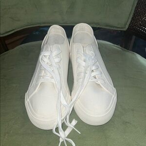 JustFab White Sneakers